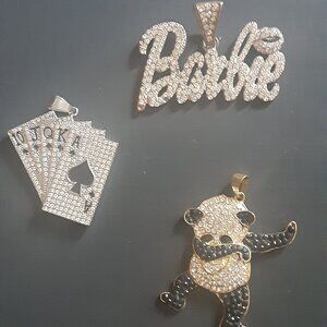 Assorted chain charms